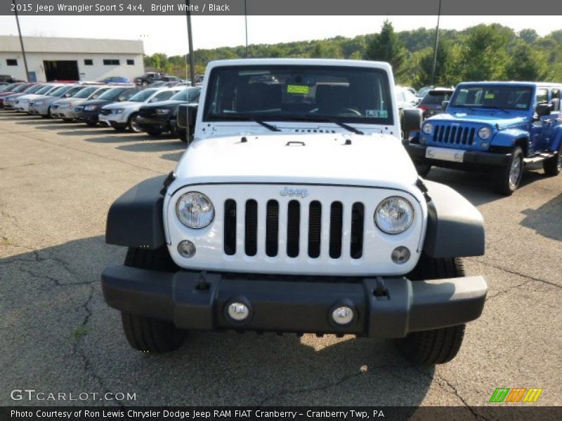 Bright White / Black 2015 Jeep Wrangler Sport S 4x4