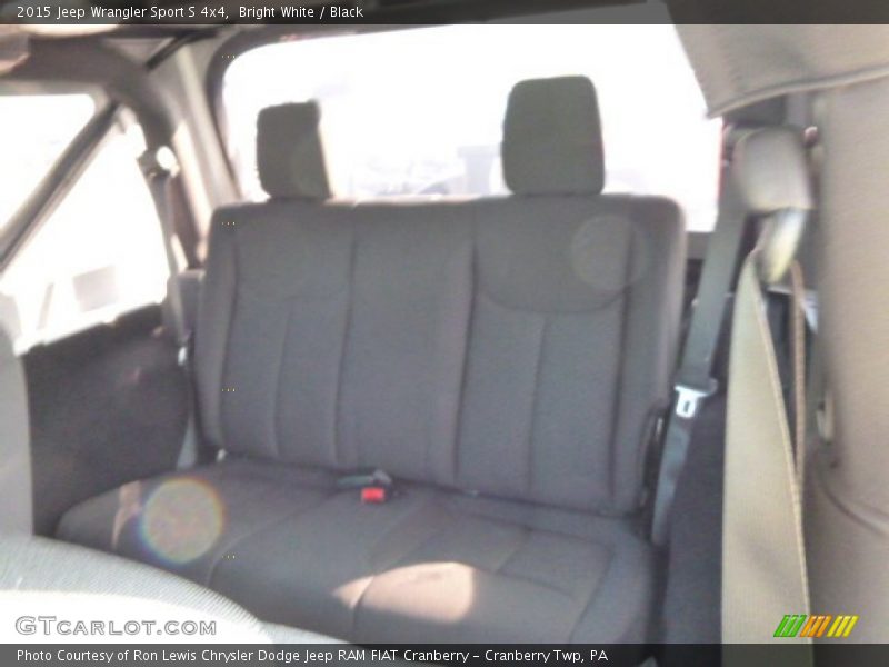 Bright White / Black 2015 Jeep Wrangler Sport S 4x4