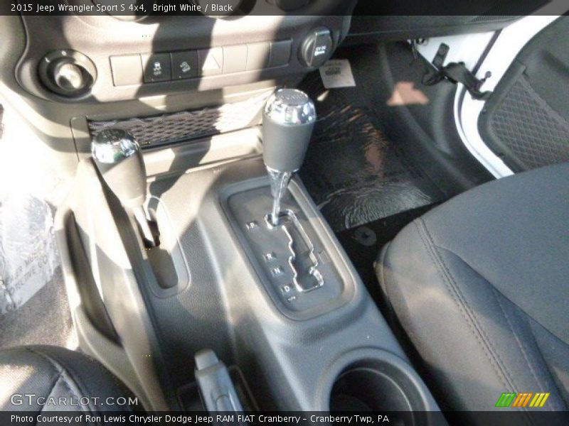Bright White / Black 2015 Jeep Wrangler Sport S 4x4