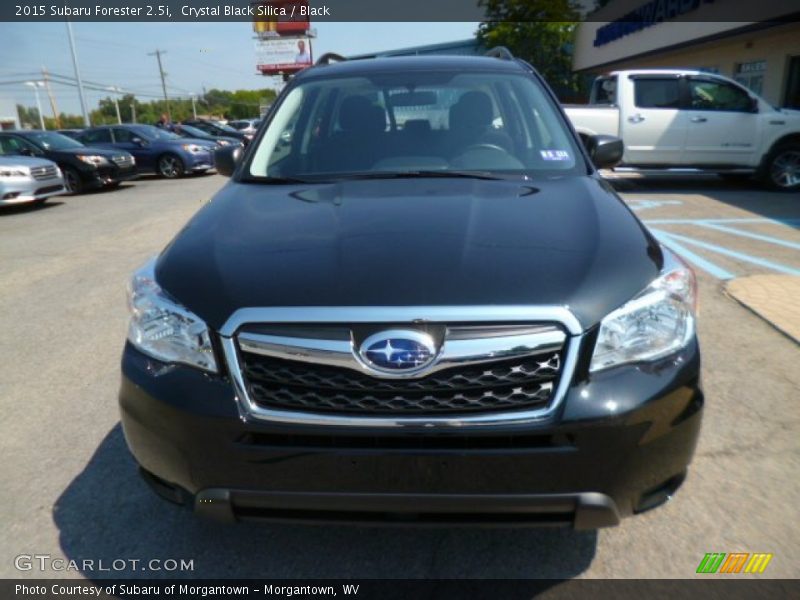 Crystal Black Silica / Black 2015 Subaru Forester 2.5i