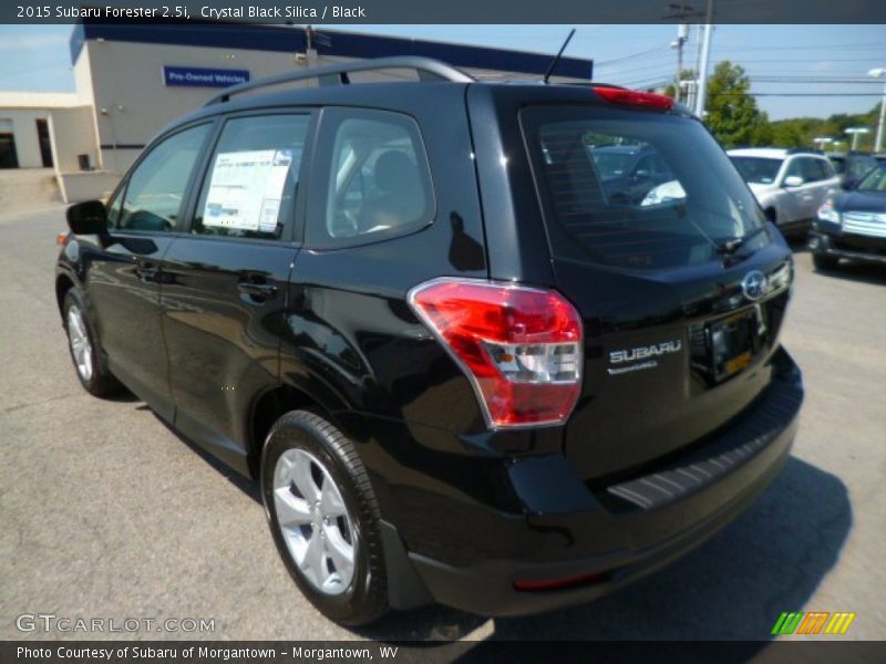 Crystal Black Silica / Black 2015 Subaru Forester 2.5i