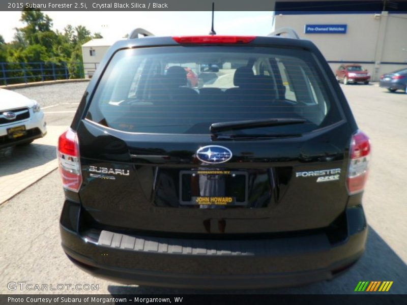 Crystal Black Silica / Black 2015 Subaru Forester 2.5i