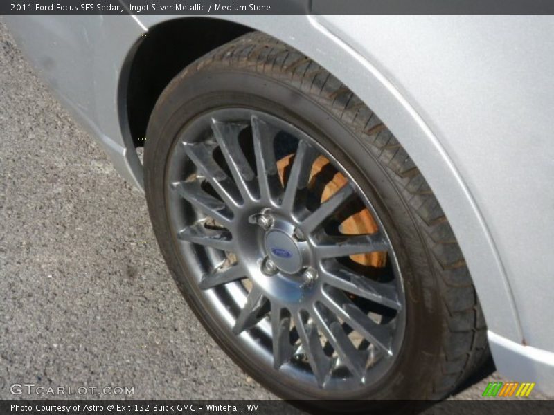 Ingot Silver Metallic / Medium Stone 2011 Ford Focus SES Sedan