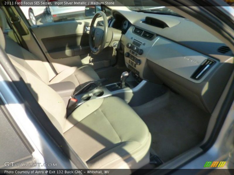 Ingot Silver Metallic / Medium Stone 2011 Ford Focus SES Sedan
