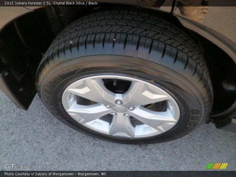 Crystal Black Silica / Black 2015 Subaru Forester 2.5i