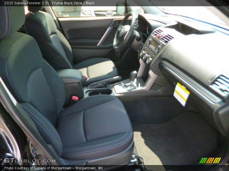 Crystal Black Silica / Black 2015 Subaru Forester 2.5i