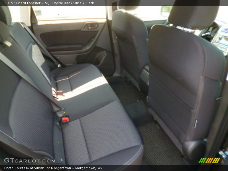 Crystal Black Silica / Black 2015 Subaru Forester 2.5i