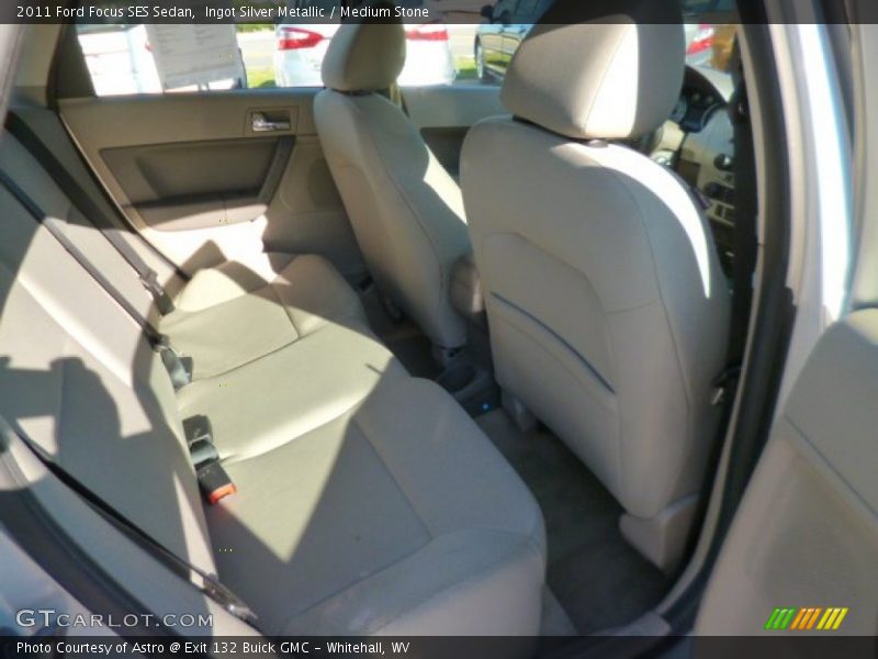 Ingot Silver Metallic / Medium Stone 2011 Ford Focus SES Sedan