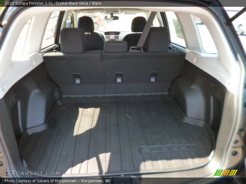 Crystal Black Silica / Black 2015 Subaru Forester 2.5i