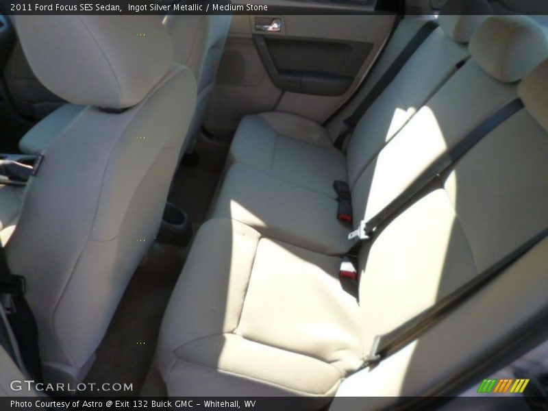 Ingot Silver Metallic / Medium Stone 2011 Ford Focus SES Sedan