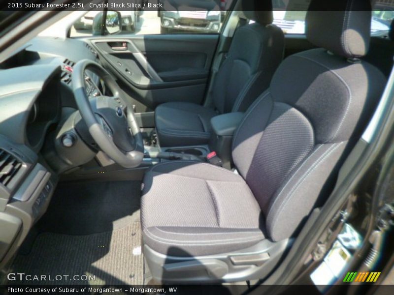 Crystal Black Silica / Black 2015 Subaru Forester 2.5i