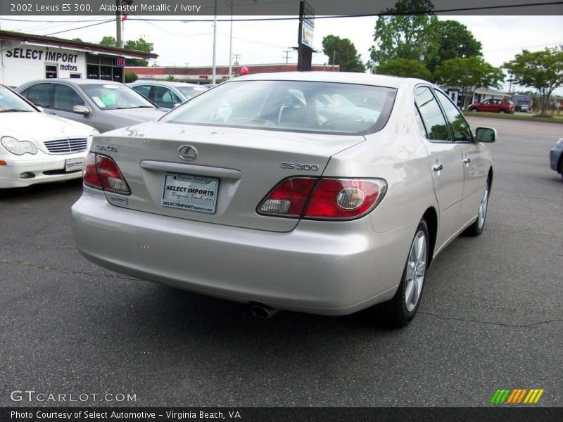 Alabaster Metallic / Ivory 2002 Lexus ES 300