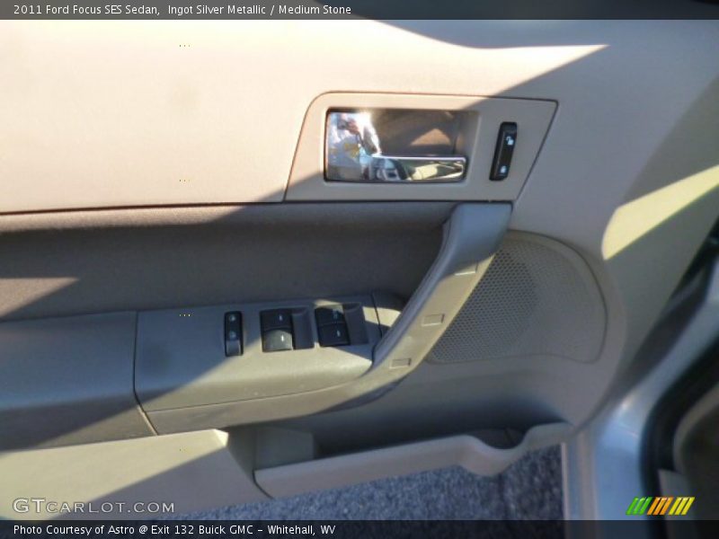 Ingot Silver Metallic / Medium Stone 2011 Ford Focus SES Sedan
