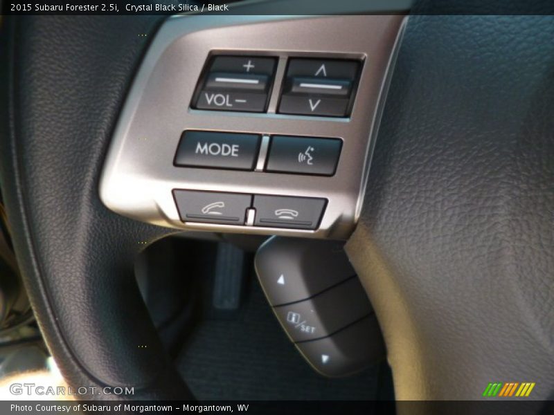 Crystal Black Silica / Black 2015 Subaru Forester 2.5i