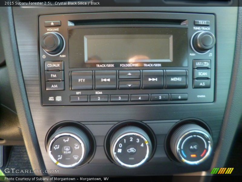 Crystal Black Silica / Black 2015 Subaru Forester 2.5i
