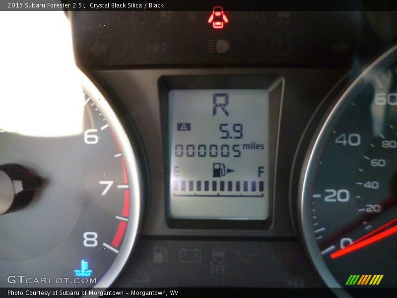 Crystal Black Silica / Black 2015 Subaru Forester 2.5i