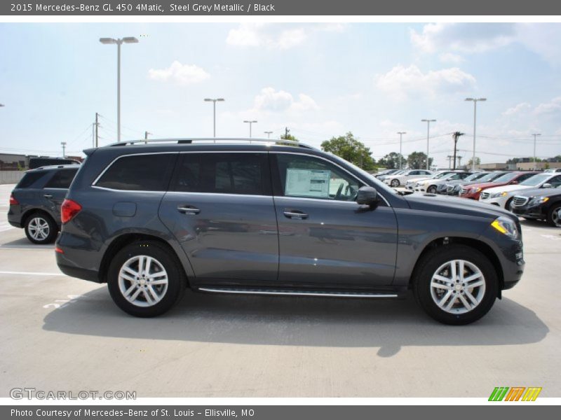 Steel Grey Metallic / Black 2015 Mercedes-Benz GL 450 4Matic