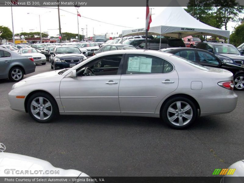 Alabaster Metallic / Ivory 2002 Lexus ES 300