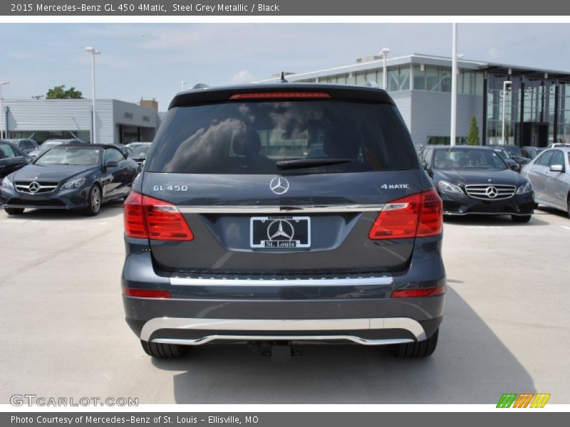 Steel Grey Metallic / Black 2015 Mercedes-Benz GL 450 4Matic
