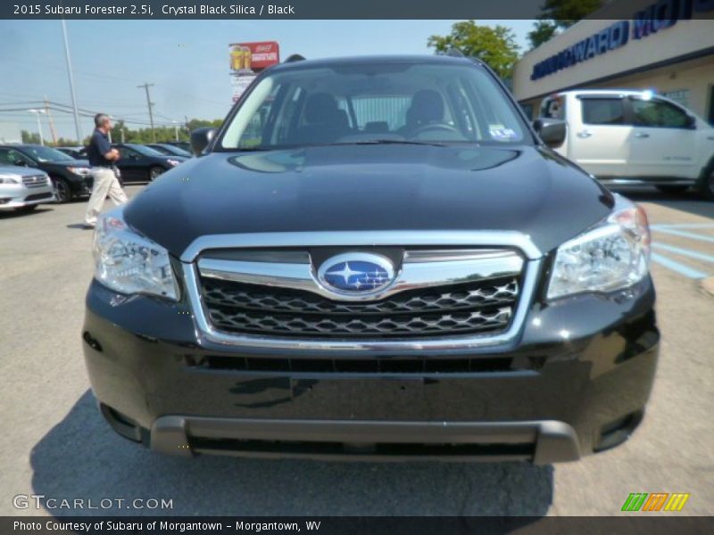 Crystal Black Silica / Black 2015 Subaru Forester 2.5i