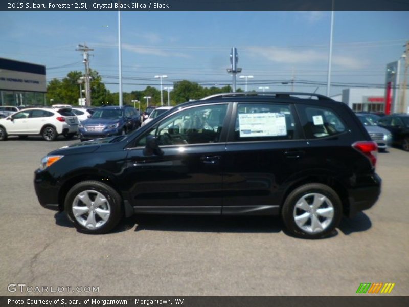 Crystal Black Silica / Black 2015 Subaru Forester 2.5i