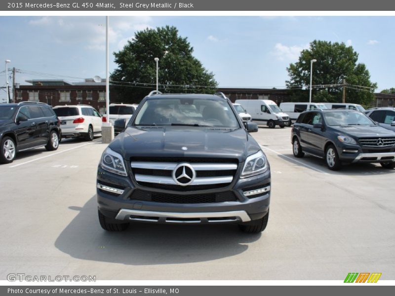 Steel Grey Metallic / Black 2015 Mercedes-Benz GL 450 4Matic