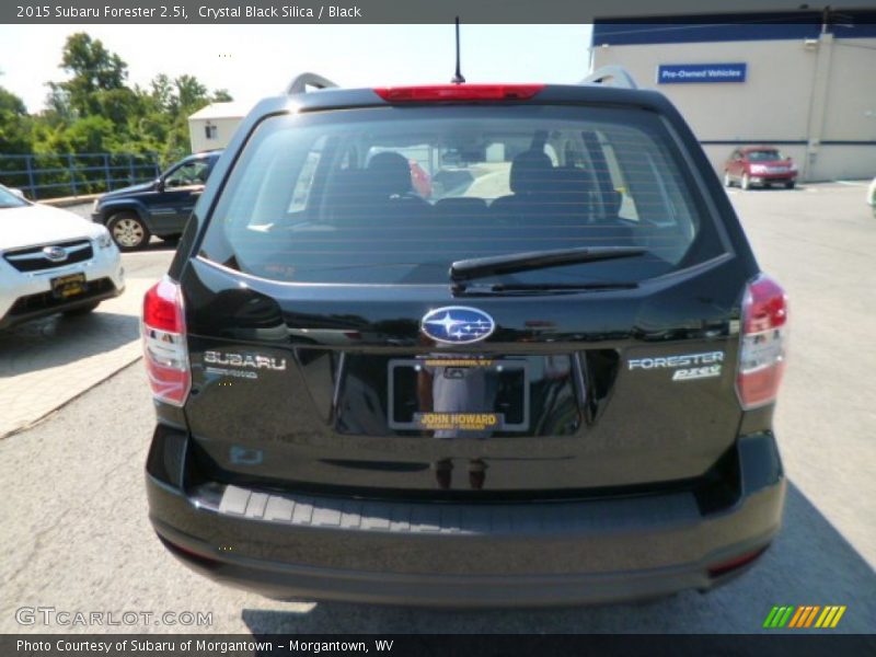 Crystal Black Silica / Black 2015 Subaru Forester 2.5i