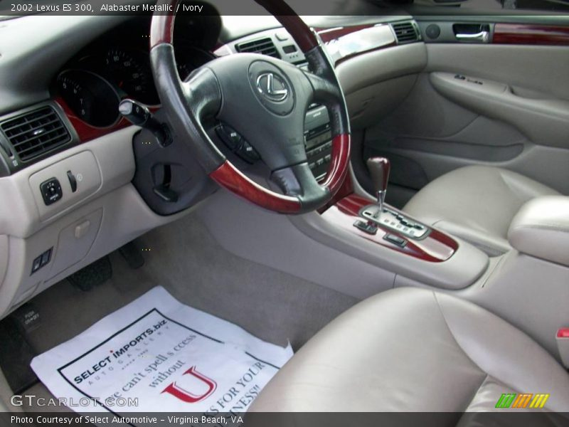Alabaster Metallic / Ivory 2002 Lexus ES 300
