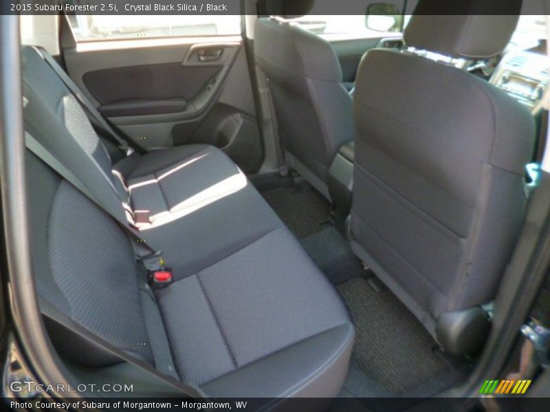 Crystal Black Silica / Black 2015 Subaru Forester 2.5i