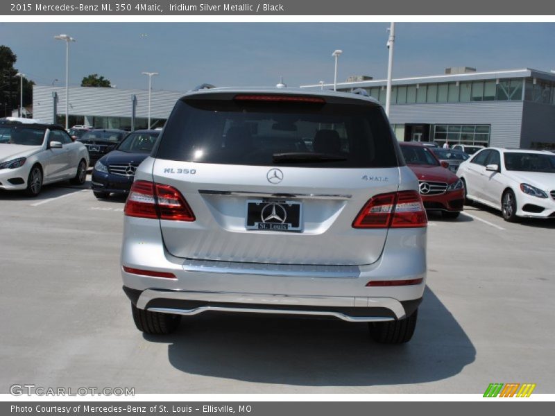 Iridium Silver Metallic / Black 2015 Mercedes-Benz ML 350 4Matic