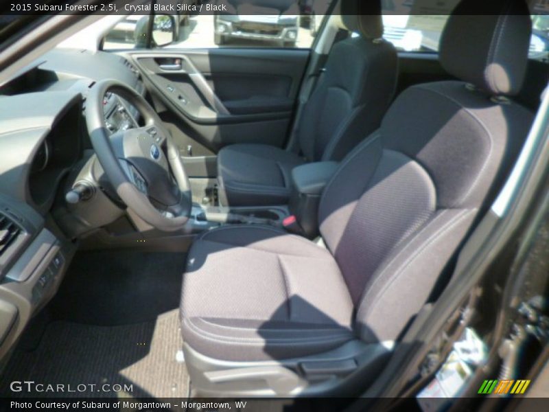 Crystal Black Silica / Black 2015 Subaru Forester 2.5i