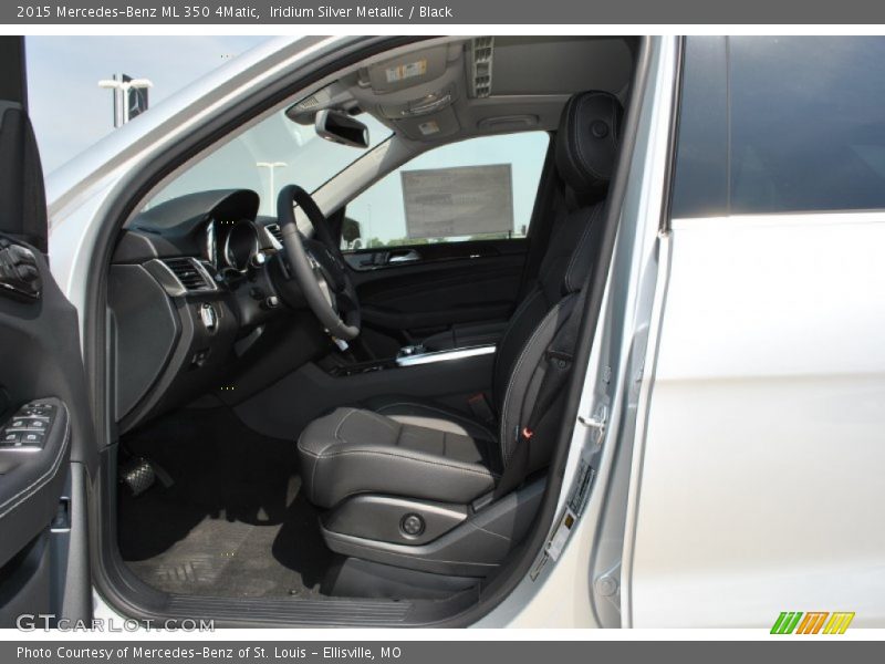 Iridium Silver Metallic / Black 2015 Mercedes-Benz ML 350 4Matic