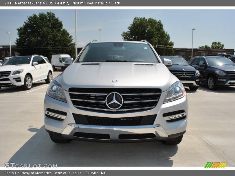 Iridium Silver Metallic / Black 2015 Mercedes-Benz ML 350 4Matic