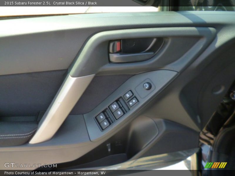 Crystal Black Silica / Black 2015 Subaru Forester 2.5i