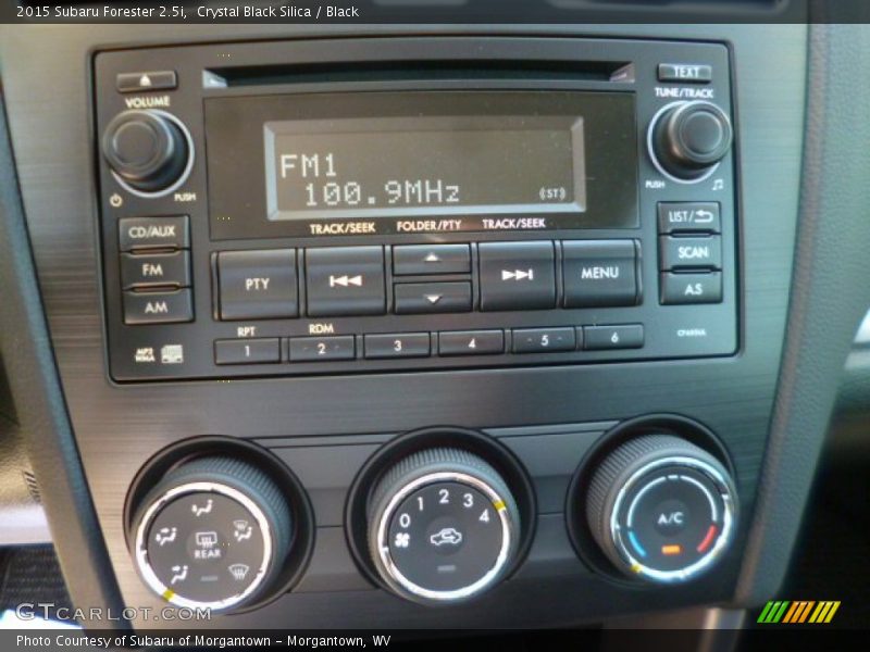 Crystal Black Silica / Black 2015 Subaru Forester 2.5i