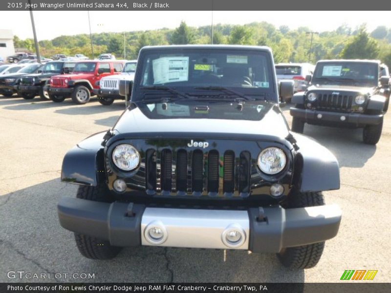 Black / Black 2015 Jeep Wrangler Unlimited Sahara 4x4