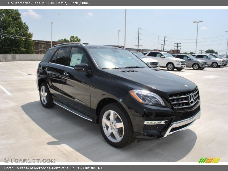 Black / Black 2015 Mercedes-Benz ML 400 4Matic