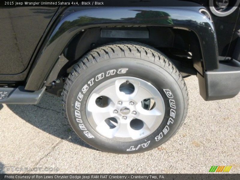 Black / Black 2015 Jeep Wrangler Unlimited Sahara 4x4