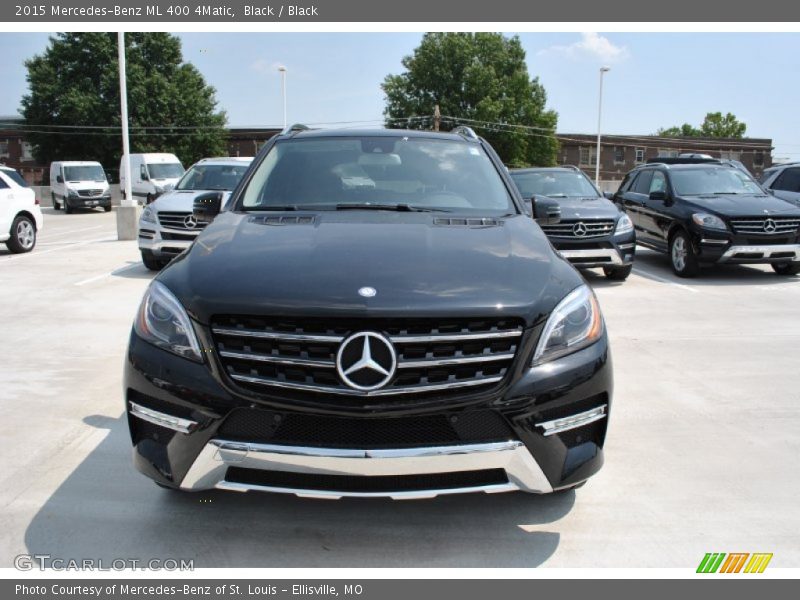 Black / Black 2015 Mercedes-Benz ML 400 4Matic