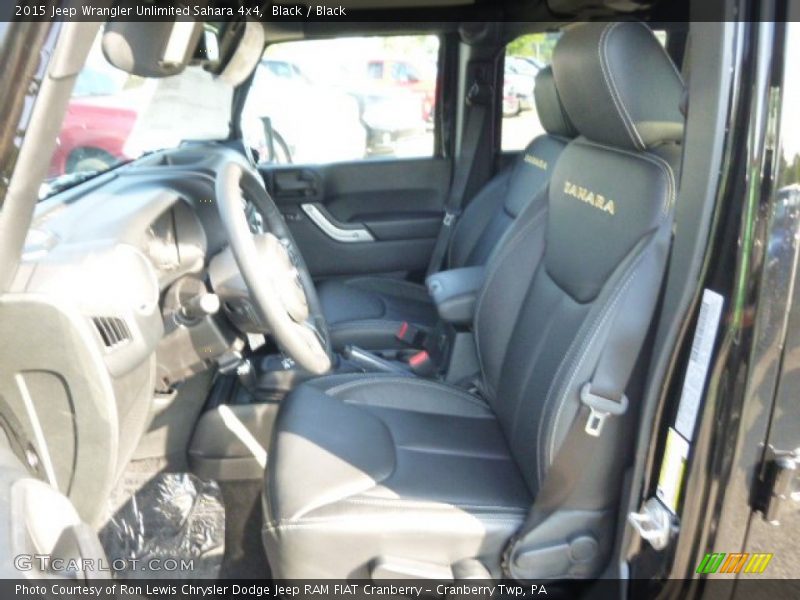 Black / Black 2015 Jeep Wrangler Unlimited Sahara 4x4