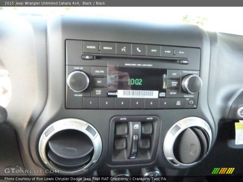 Black / Black 2015 Jeep Wrangler Unlimited Sahara 4x4