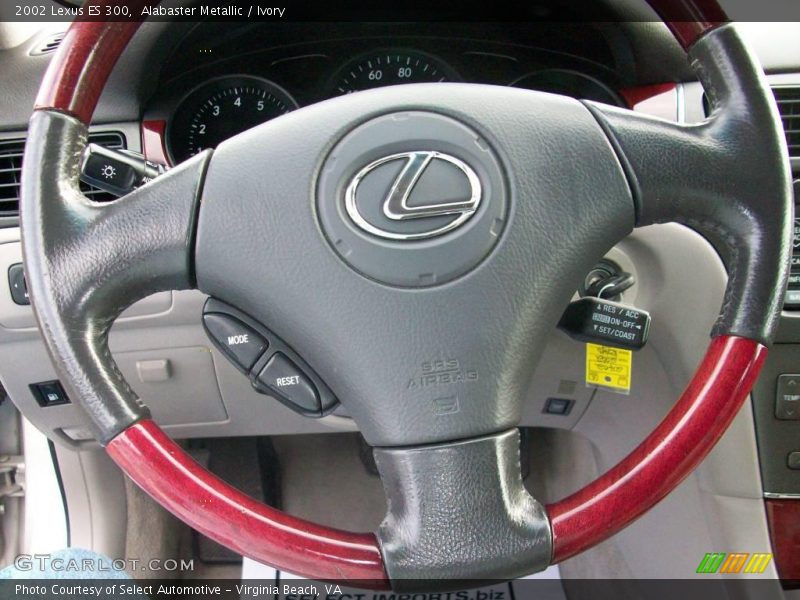 Alabaster Metallic / Ivory 2002 Lexus ES 300
