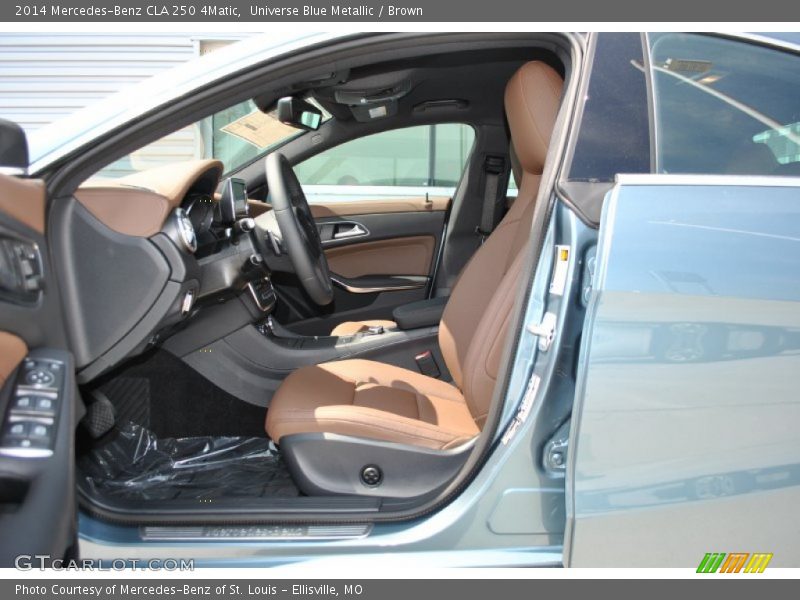 Universe Blue Metallic / Brown 2014 Mercedes-Benz CLA 250 4Matic