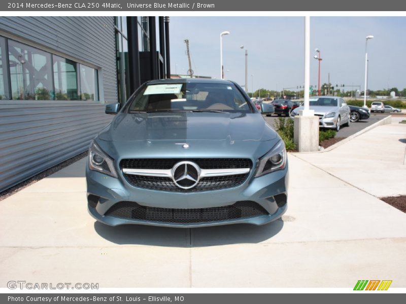 Universe Blue Metallic / Brown 2014 Mercedes-Benz CLA 250 4Matic