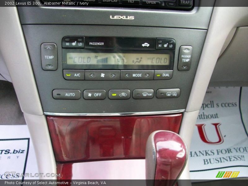 Alabaster Metallic / Ivory 2002 Lexus ES 300