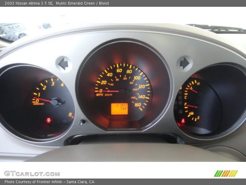 Mystic Emerald Green / Blond 2003 Nissan Altima 3.5 SE