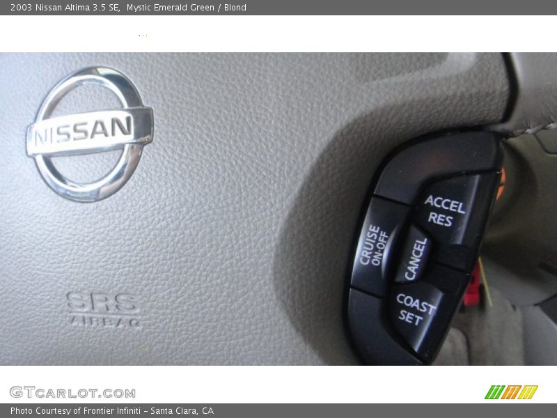 Mystic Emerald Green / Blond 2003 Nissan Altima 3.5 SE