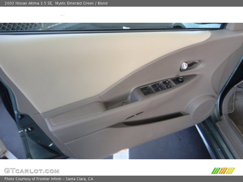 Mystic Emerald Green / Blond 2003 Nissan Altima 3.5 SE