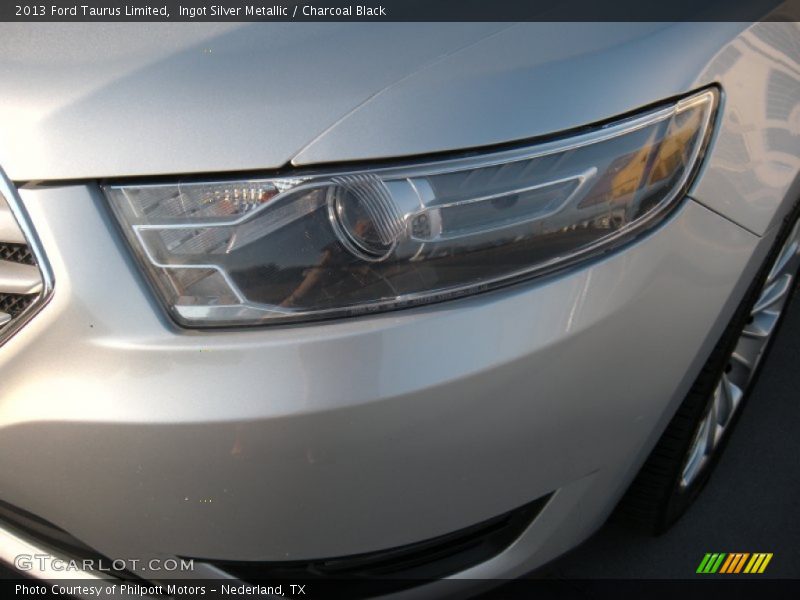 Ingot Silver Metallic / Charcoal Black 2013 Ford Taurus Limited