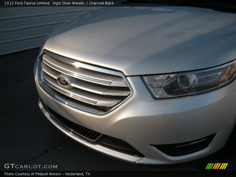 Ingot Silver Metallic / Charcoal Black 2013 Ford Taurus Limited